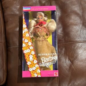 Barbie Dolls of the World - Australian Edition with Tan and Red Outfit
